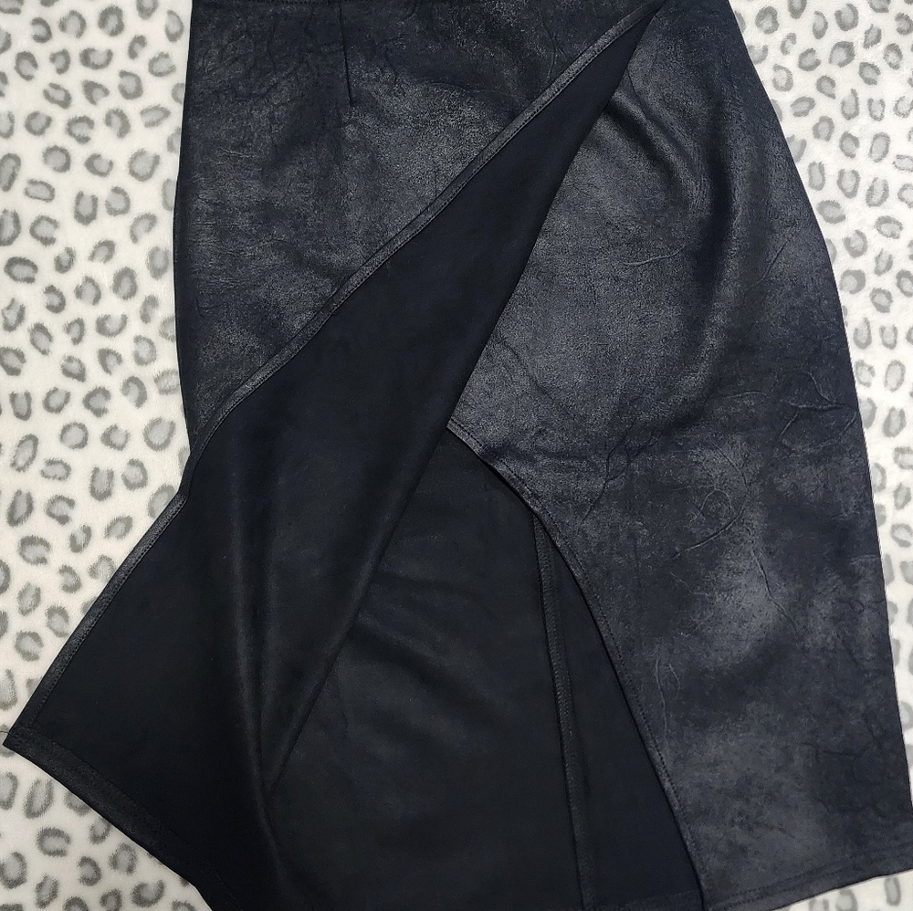 PEOPLE TREE LEATHER SHIRT